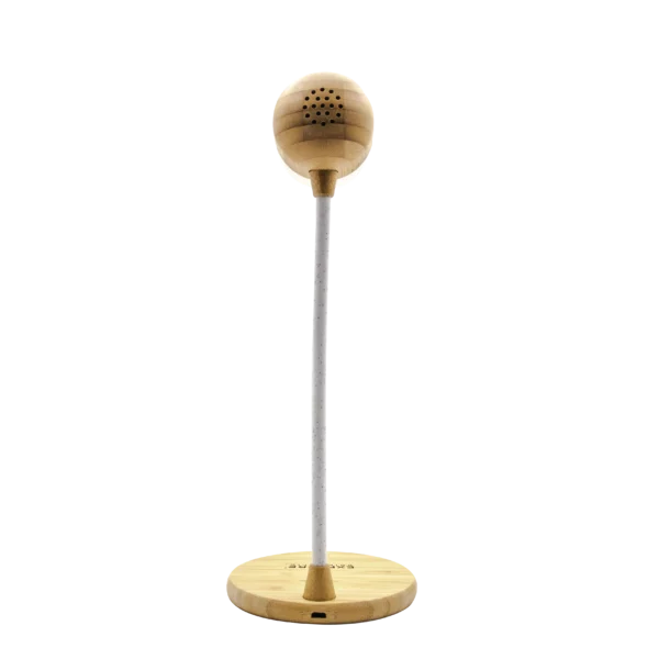 Lampada Bambù con ricarica telefonica e speaker - BLC2001 - immagine 3