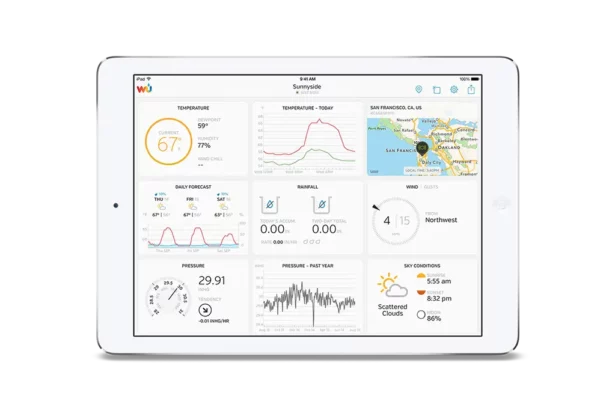 Stazione meteo professionale 7 in 1 con connessione wi-fi - WSX3001 - immagine 3