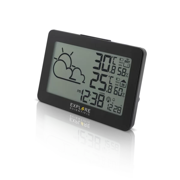Stazione meteo radiocontrollata con schermo LCD - WSH4002 - immagine 2