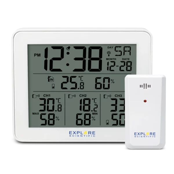 Stazione meteo radio-controllata con allarme - WSH4003