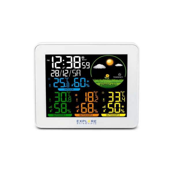Stazione meteo radio-controllata con display a colori - WSH4005C