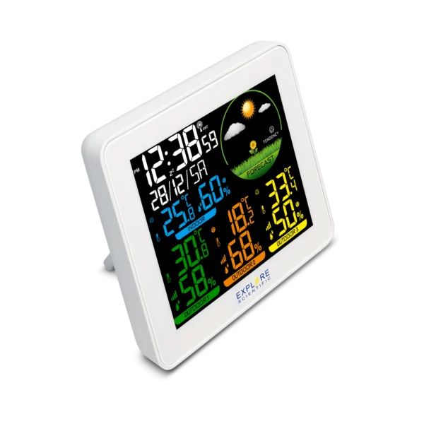 Stazione meteo radio-controllata con display a colori - WSH4005C - immagine 2