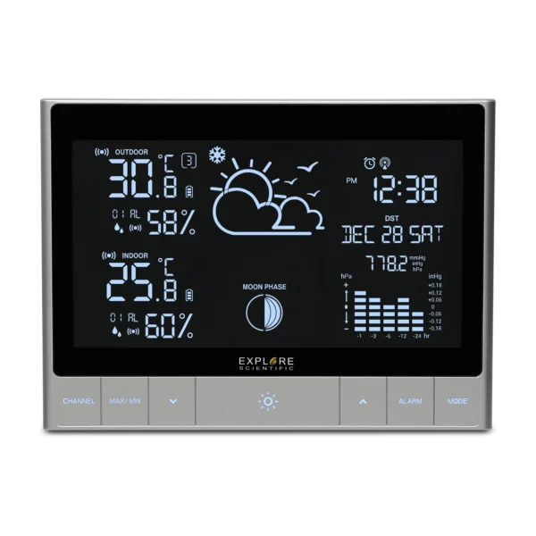 Stazione meteo orizzontale touch - WSH5002