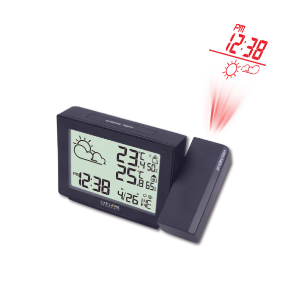 Orologio a proiezione con sensore meteo ed esterno - RPW3005 - immagine 2